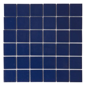 Glazed Mosaic Tile 48MM Dark Blue