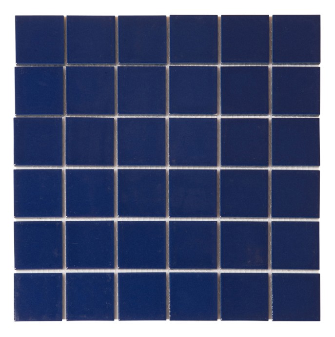 Glazed Mosaic Tile 48MM Dark Blue