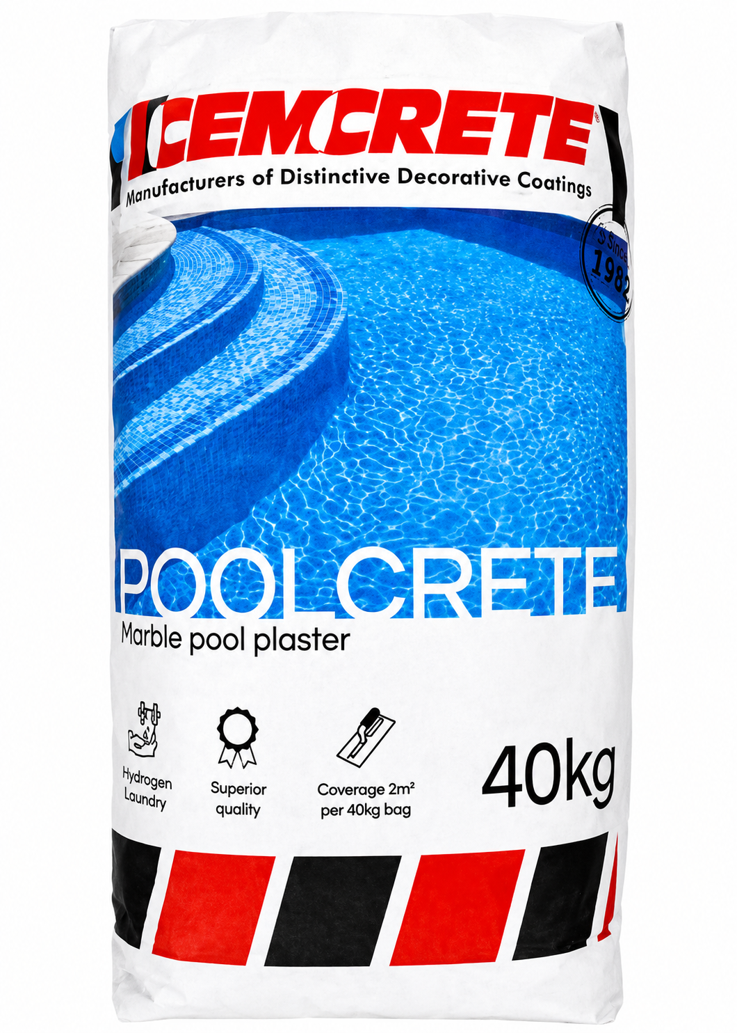 POOLCRETE WHITE 40KG
