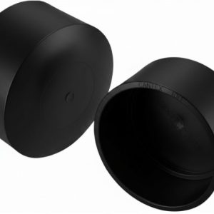 PVC END CAP 50MM-Black