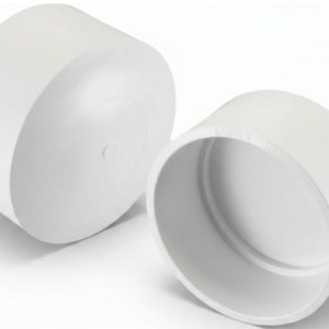 PVC END CAP 50MM-White