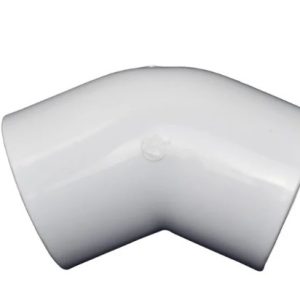 PVC 45 Degree Elbow 50MM-White