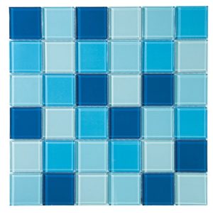 Glass Mosaic Aqua Blue
