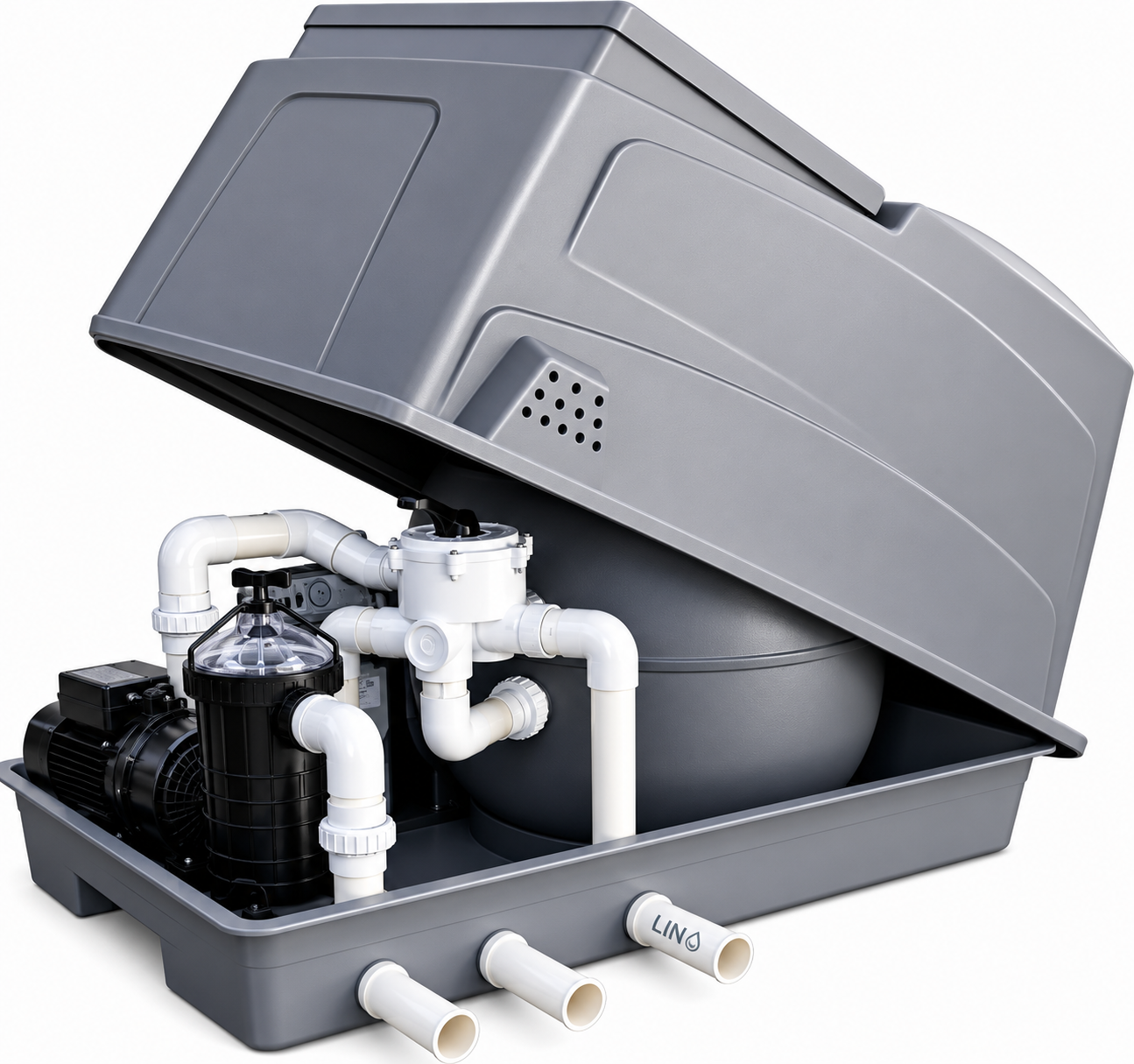 3 Bag Filter, 0.75kW Pump&DB Board in Pump Box - Image 4
